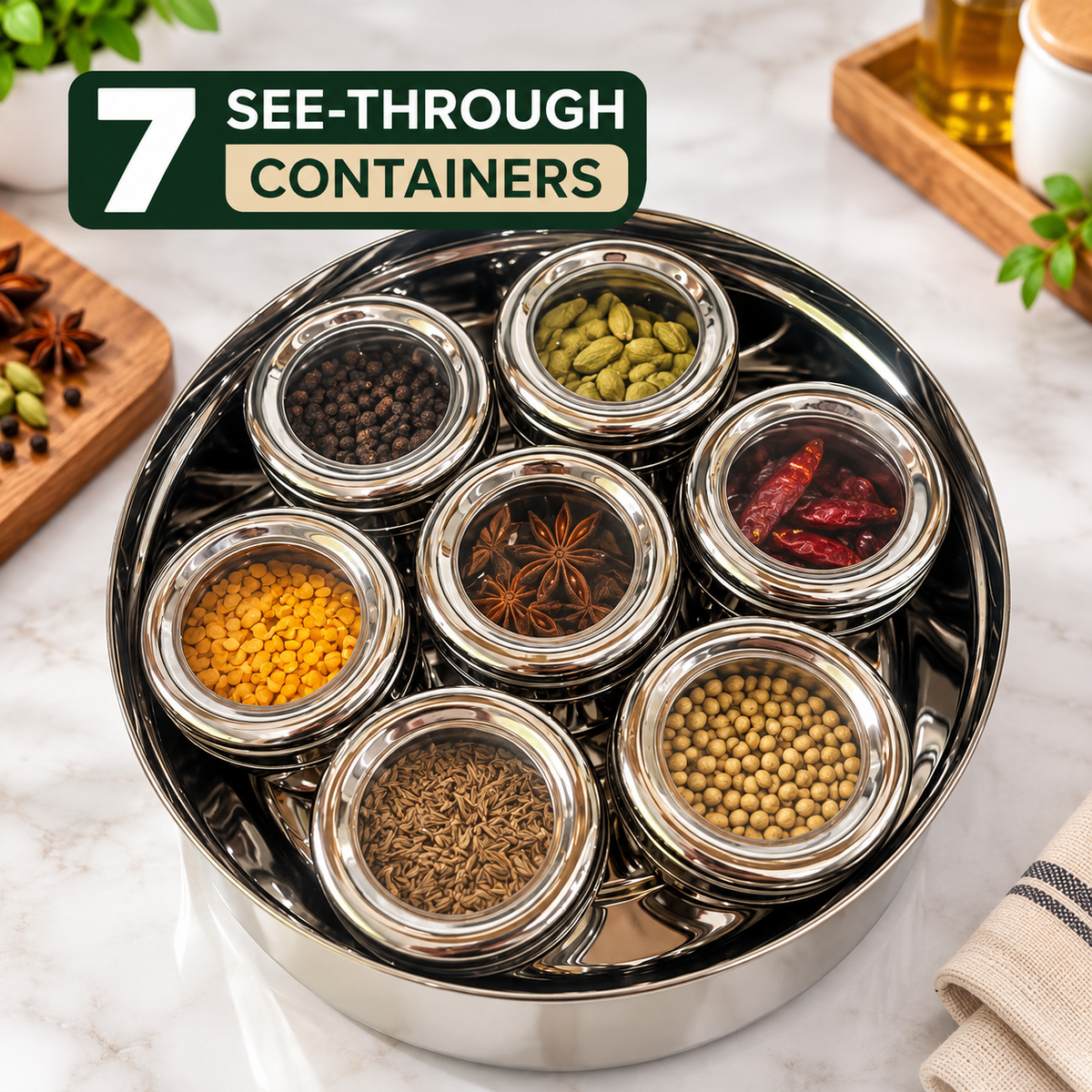 Unique Deep Deluxe Masala Box