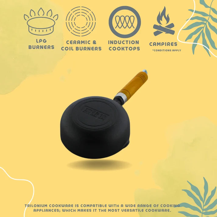 Trilonium Cast Iron Tadka Pan