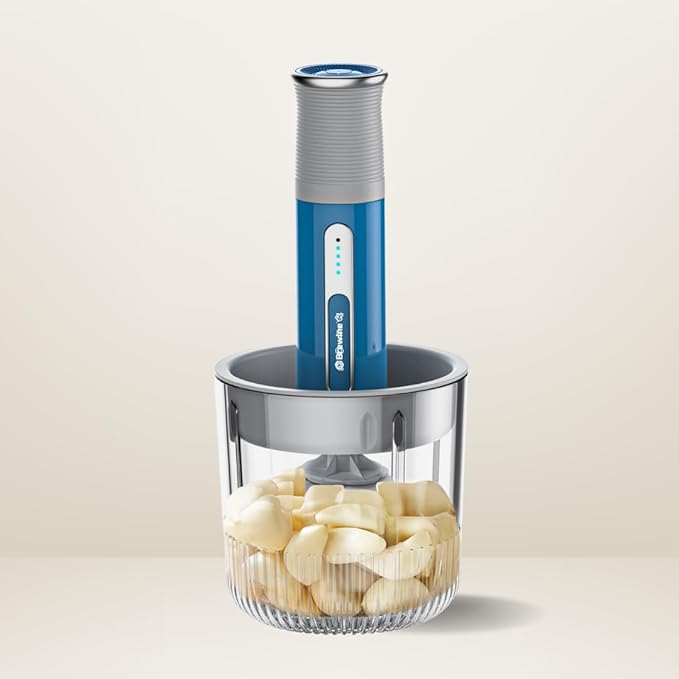 Brewine - Cordless Garlic Peeler & Vegetable Chopper
