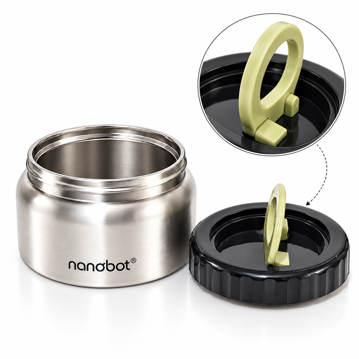 Vacuum Insulated Lunch ( Single Container + Extra lid )