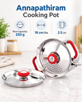 Rice Strainer + Dual lid  (Upgraded version)