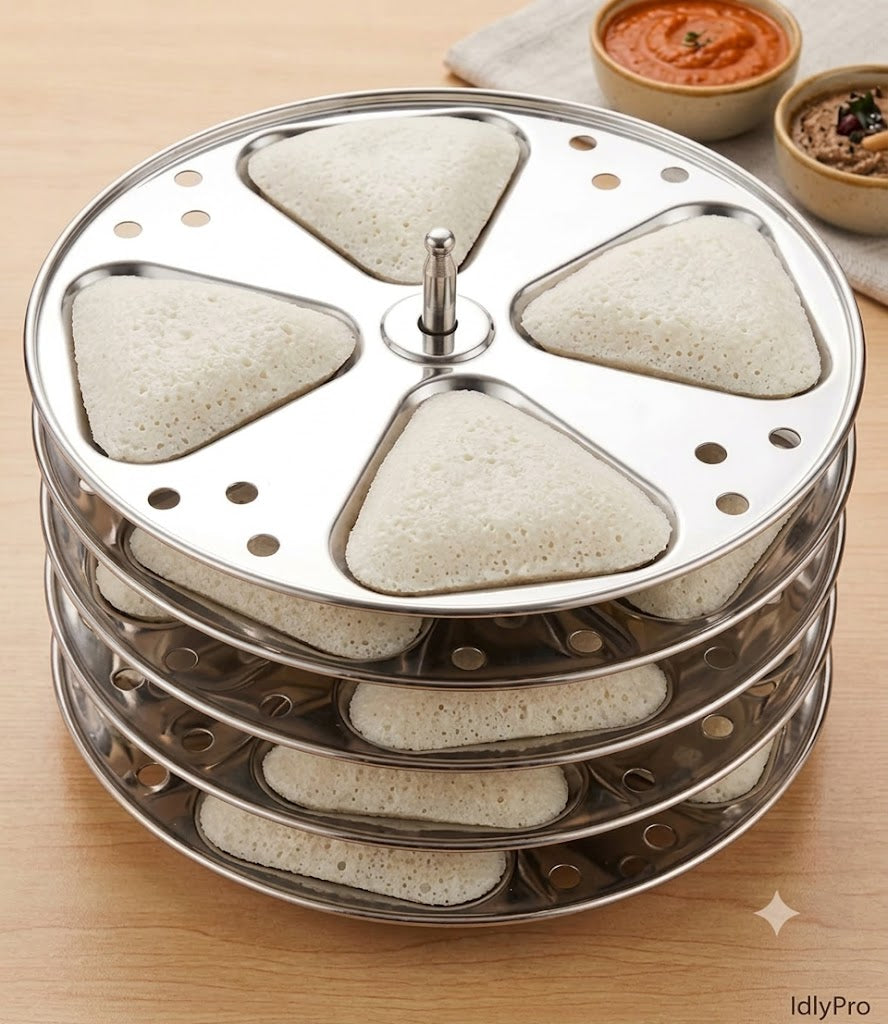 Shapes Idli Plates ( Heart, Traingle, Square )