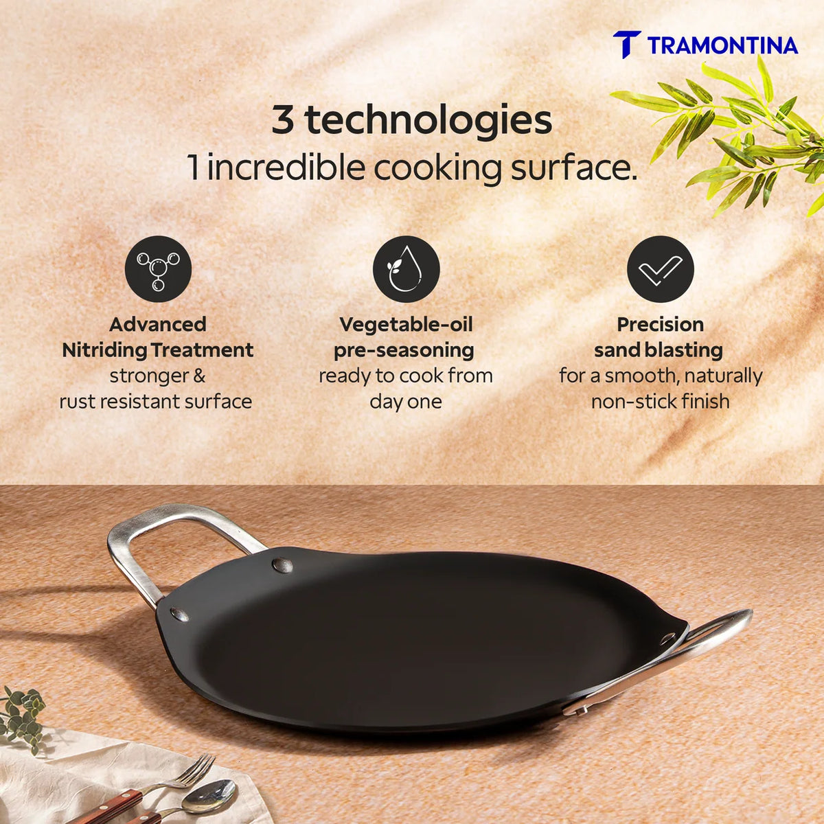 Tramontina Heritage Iron Dosa Tawa