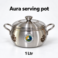 Aura Serving Pot ( Matte & Laser finish )