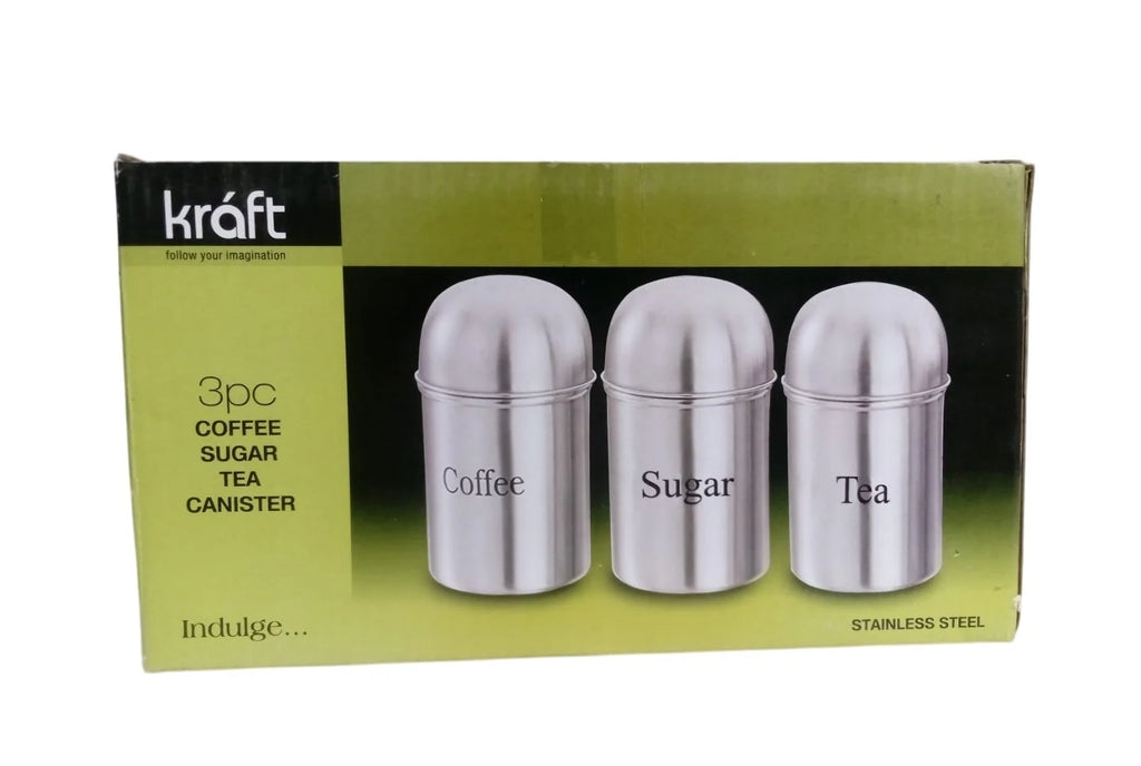 Kraft -3pcs High Dome Canister -DLCTCS