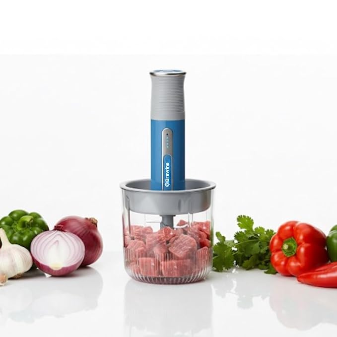 Brewine - Cordless Garlic Peeler & Vegetable Chopper