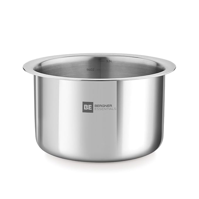 Bergner Essentials Tri-Ply Stainless Steel Tope