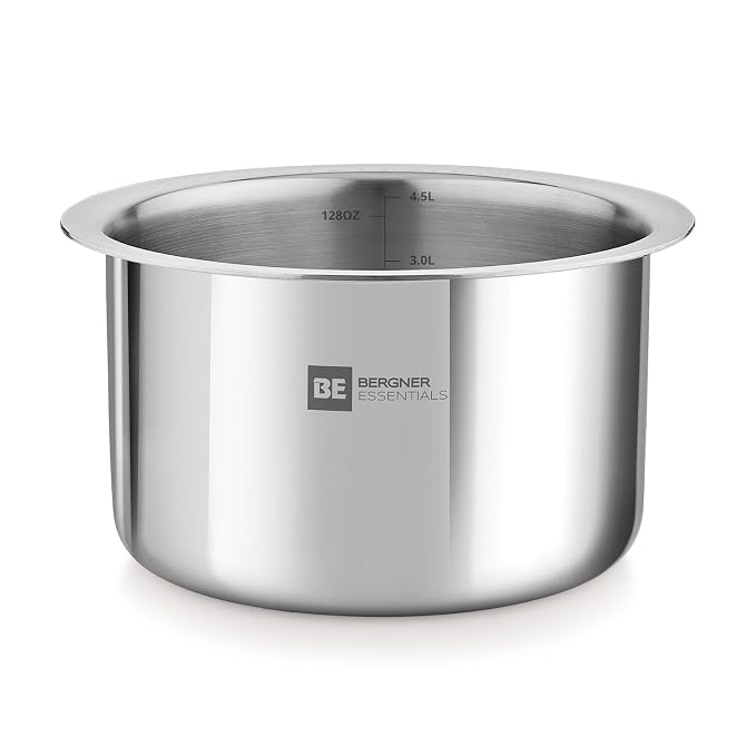 Bergner Essentials Tri-Ply Stainless Steel Tope