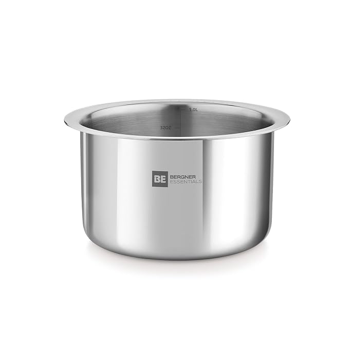 Bergner Essentials Tri-Ply Stainless Steel Tope