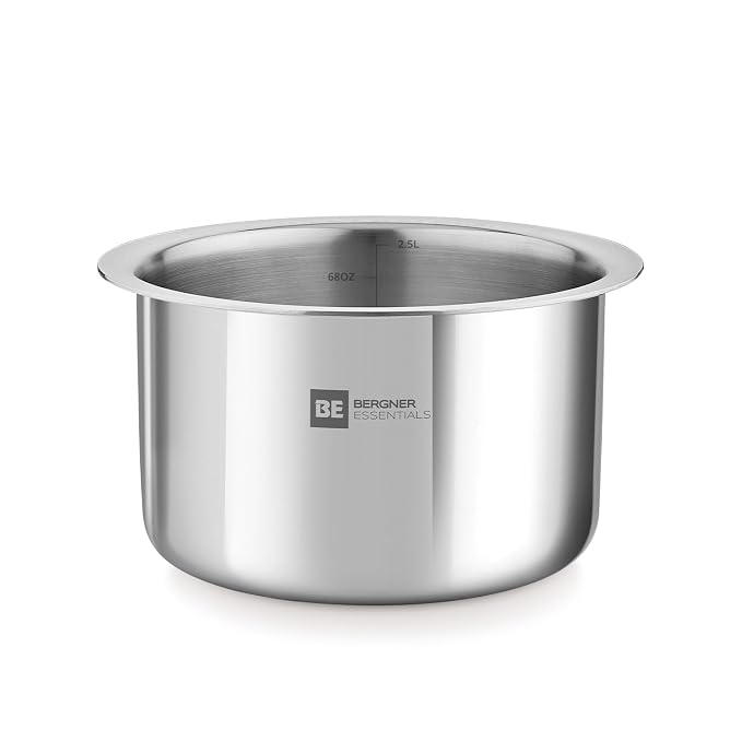 Bergner Essentials Tri-Ply Stainless Steel Tope