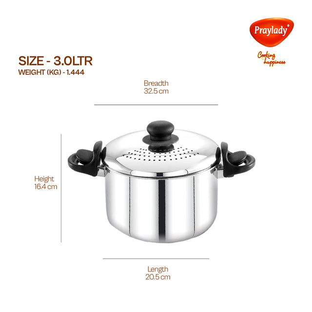2 in 1 Rice Strainer Pot