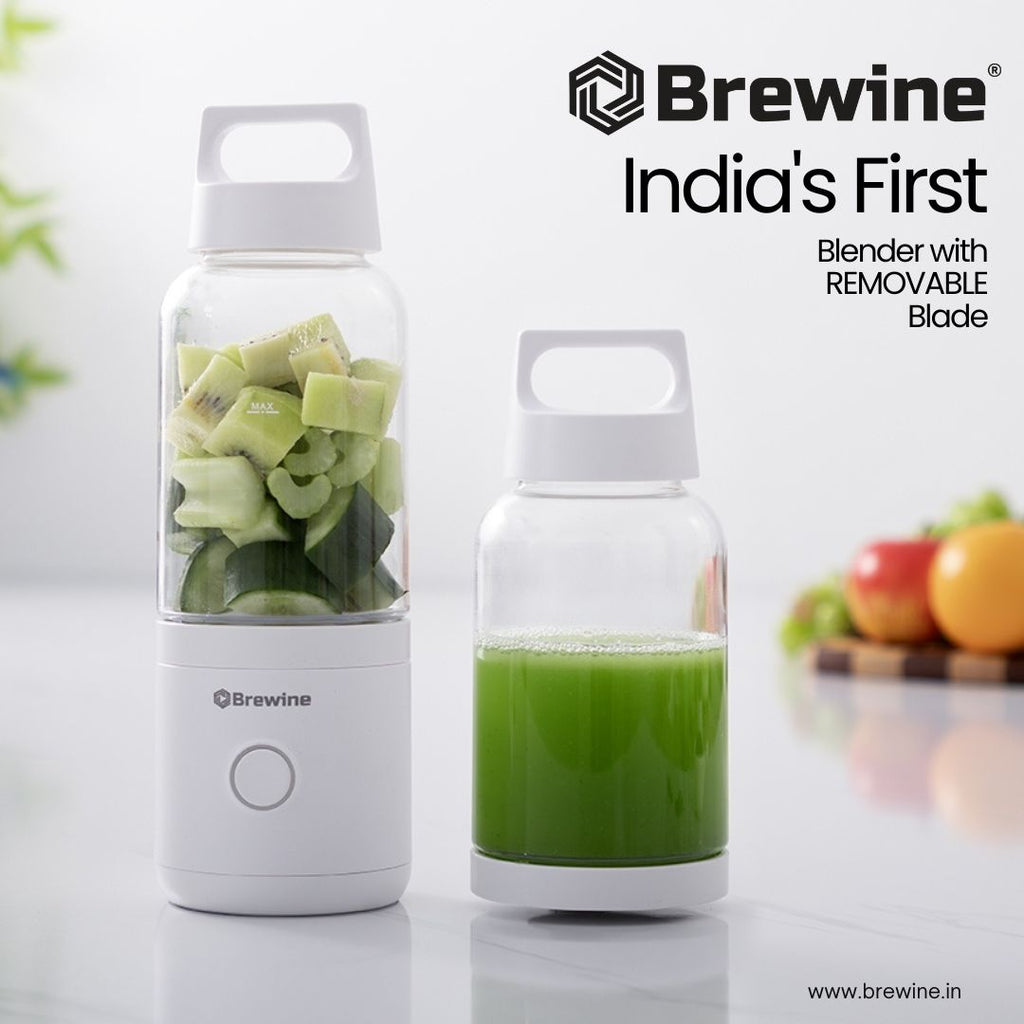 Brewine - 2 in 1 Portable Blender & Grinder