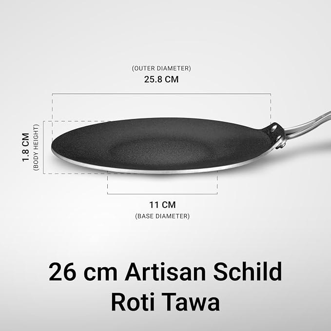 Stahl Artisan Schild Series - (Dosa Tawa & Rotti Tawa)