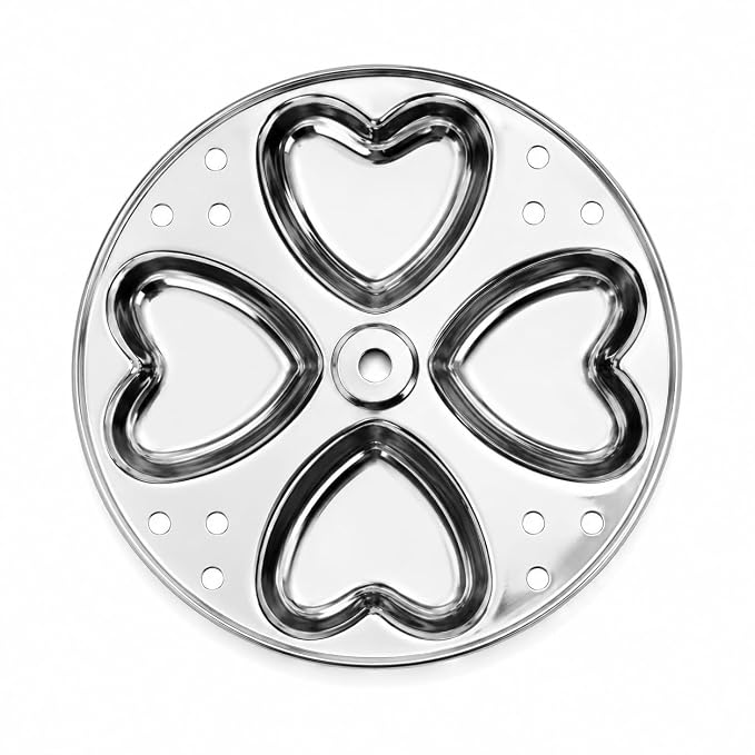 Shapes Idli Plates ( Heart, Traingle, Square )
