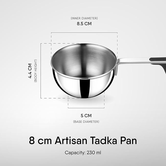 Stahl Triply Tadka pan