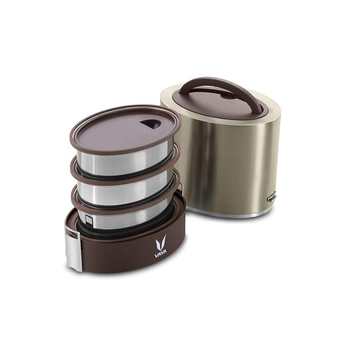 Vaya Hot Lunch - 3 containers colours
