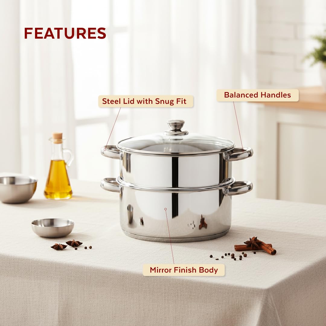 Compact Mini Steamer - 18cm Dia