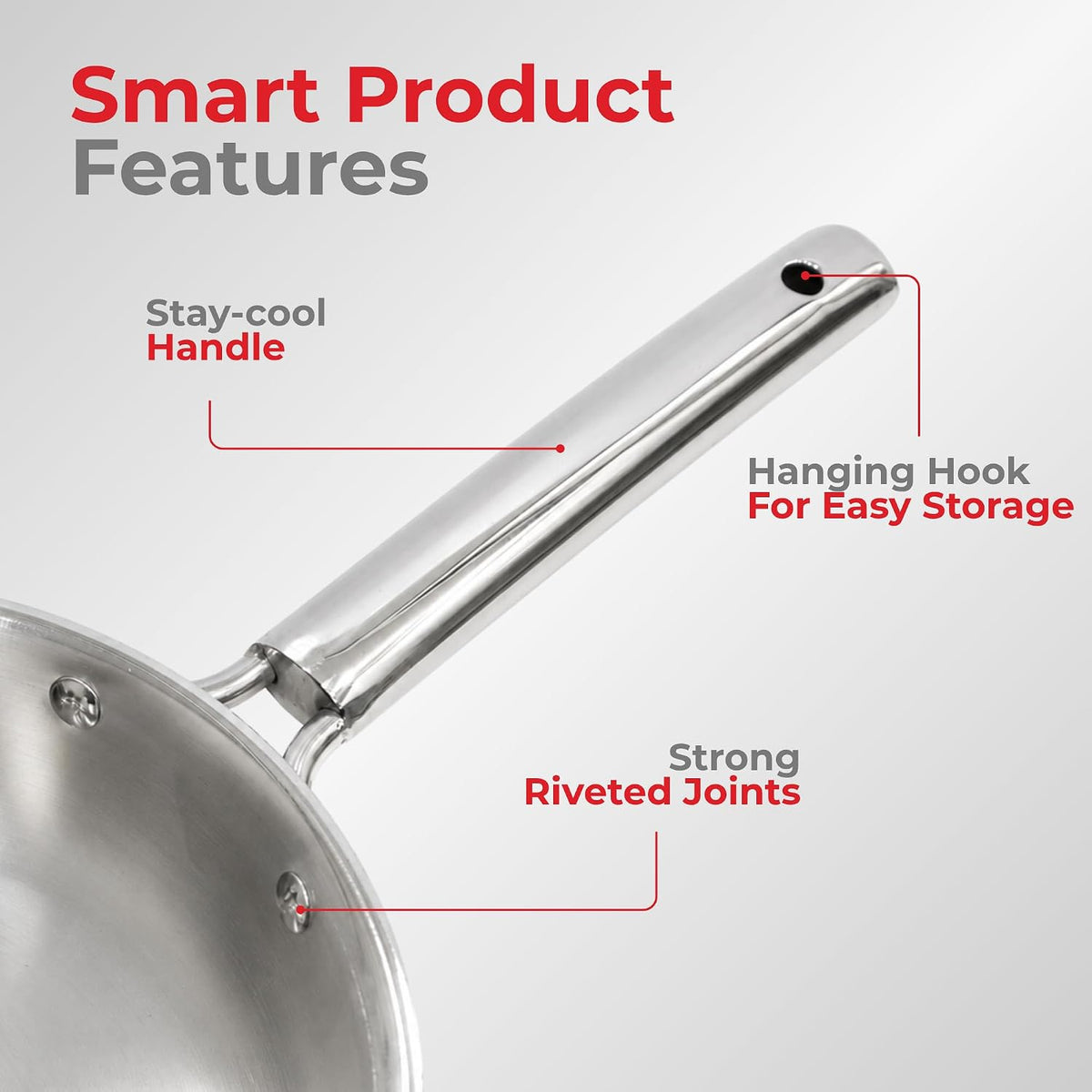 Vinod 3pcs Triply Grandior Cookware Set