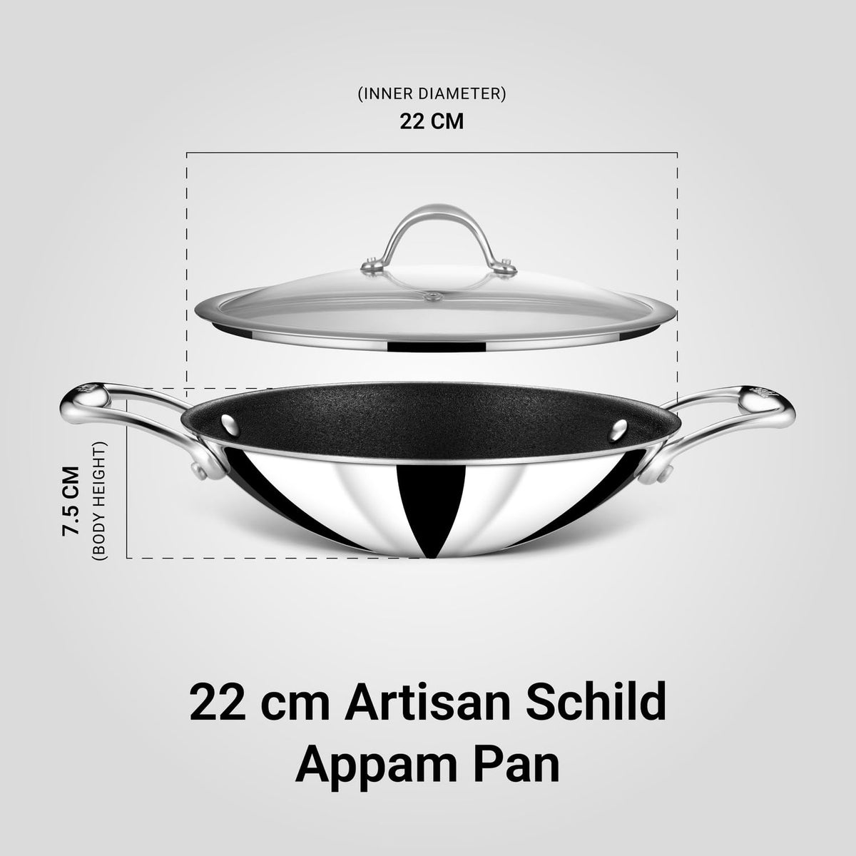 Induction compatible Appachatti
