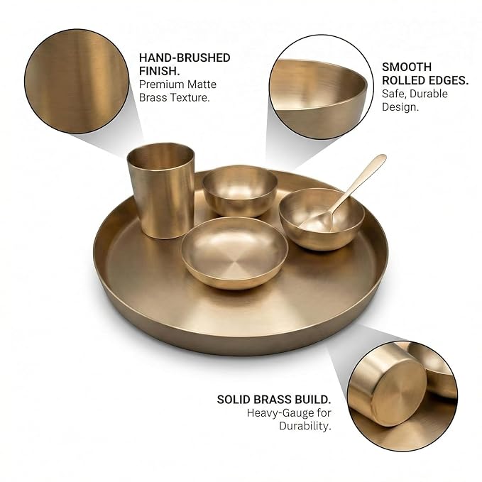 Kansa 6pcs Dinner Set
