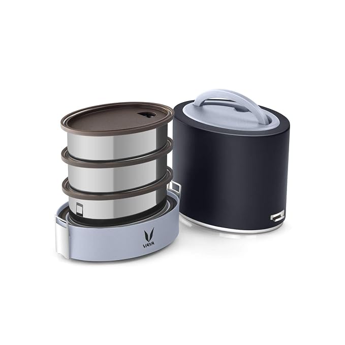 Vaya Hot Lunch - 3 containers colours