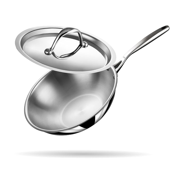 Stahl Triply wok - SS Lid