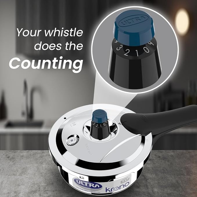 Ultra Triply Cooker  Whistle Counter
