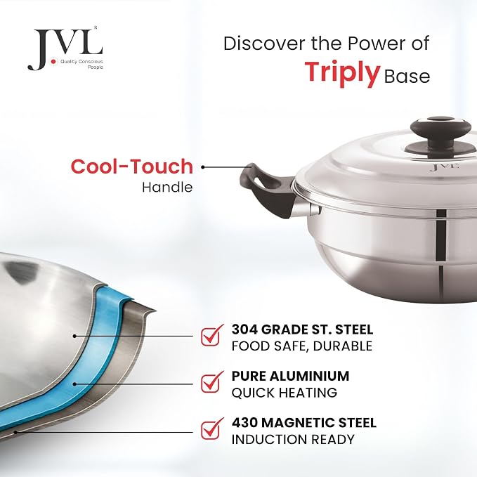 JVL Try Ply Multi Kadai