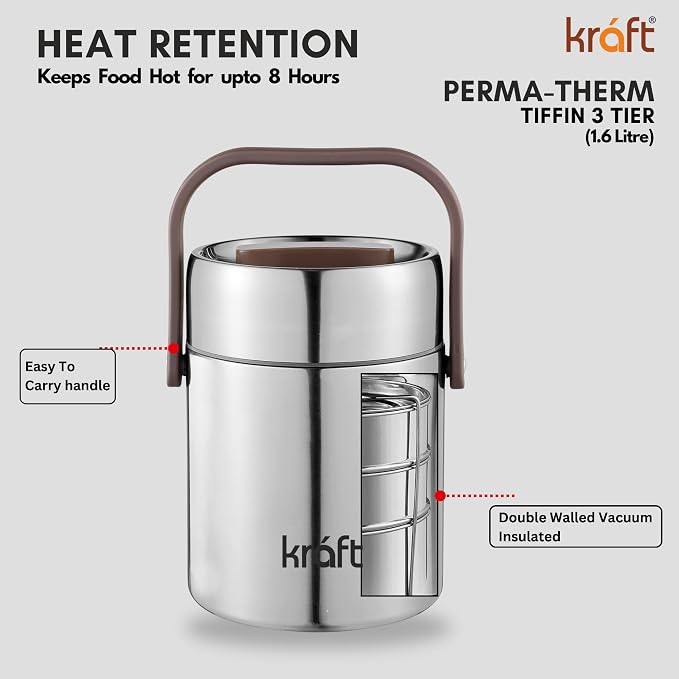 Kraft  -  Perma Therm Lunch 3tier DW