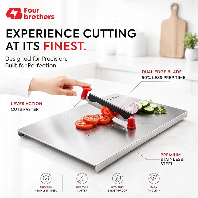 SS Chopping Board with Blade attachment