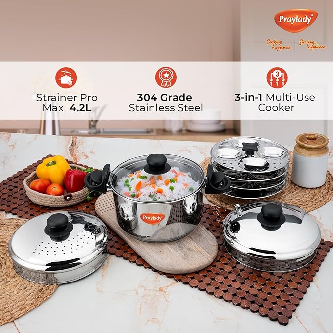 Praylady - 3-in-1 Combo Pot