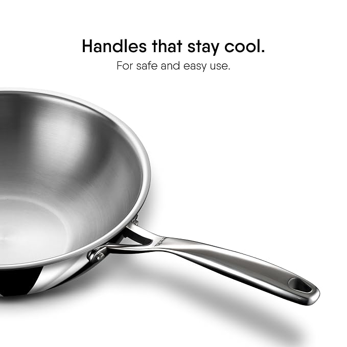 Stahl Triply wok - SS Lid
