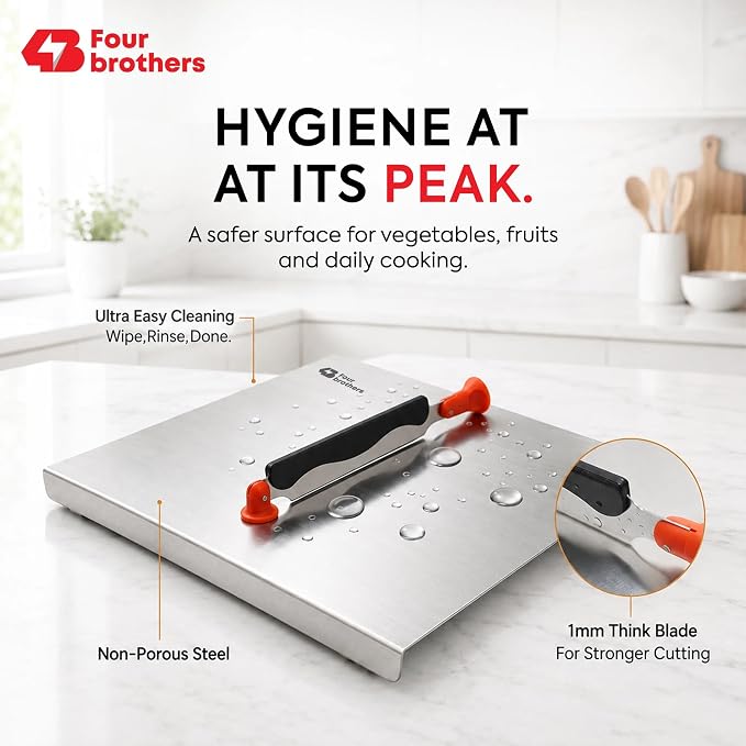 SS Chopping Board with Blade attachment