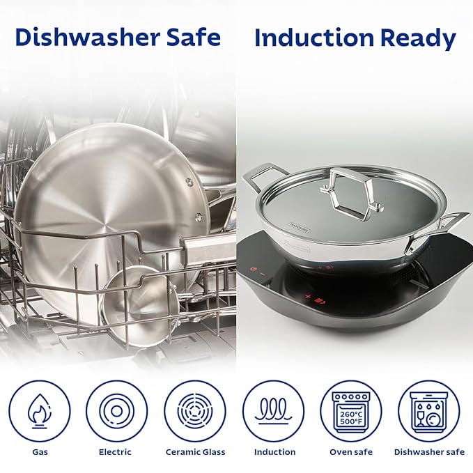 Tramontina AEION TriPly Stainless Steel Casserole