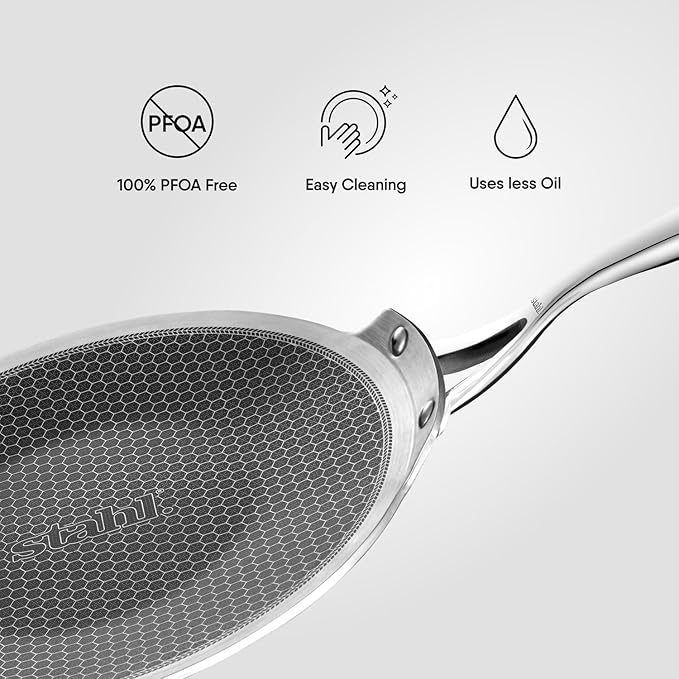 Triply Hexaridge Tawa Series - (Concave Roti Tawa)
