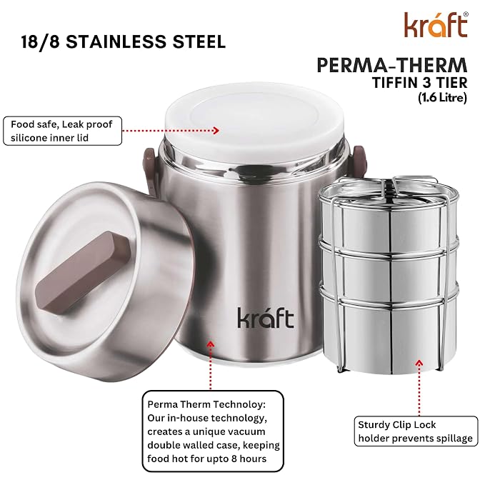 Kraft  -  Perma Therm Lunch 3tier DW