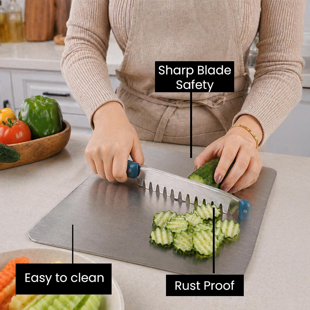 SS Chopping Board with Blade attachment