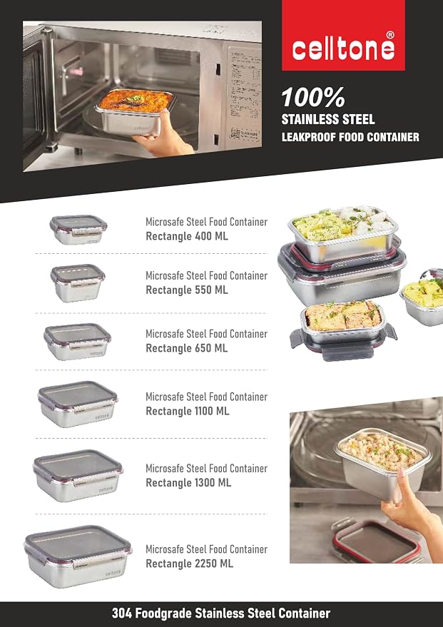 SS Microwave Containers