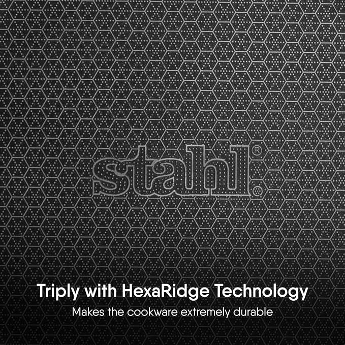 Triply Hexaridge Tawa Series - (Concave Roti Tawa)