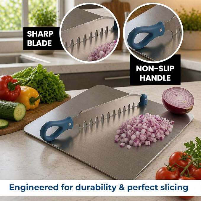 SS Chopping Board with Blade attachment