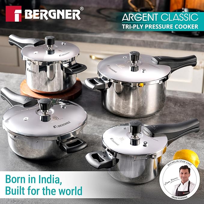Bergner Triply Cooker Argent Classic
