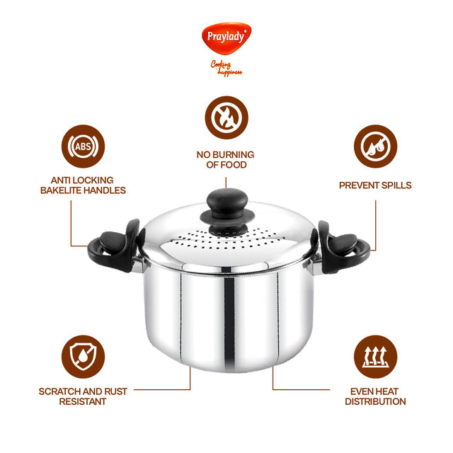 2 in 1 Rice Strainer Pot