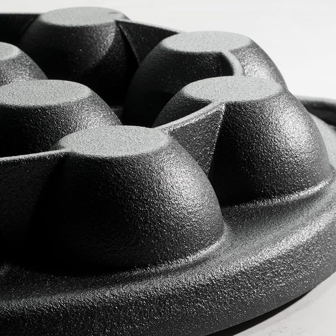 Tramontina Cast Iron Paniyarakkal + Glass Lid