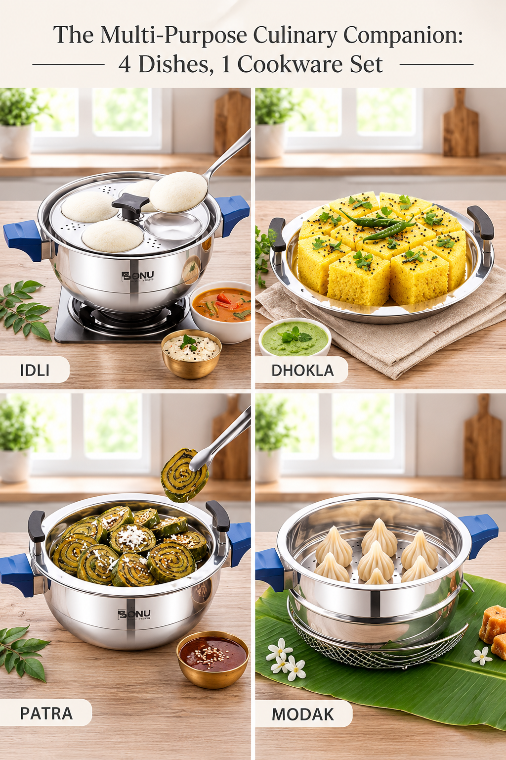Triply Inner lock Multi-Kadai