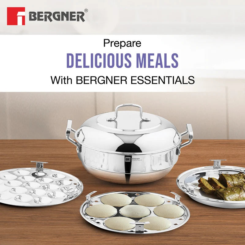 Bergner Essentials TriPly Multi-Kadai 27 cm