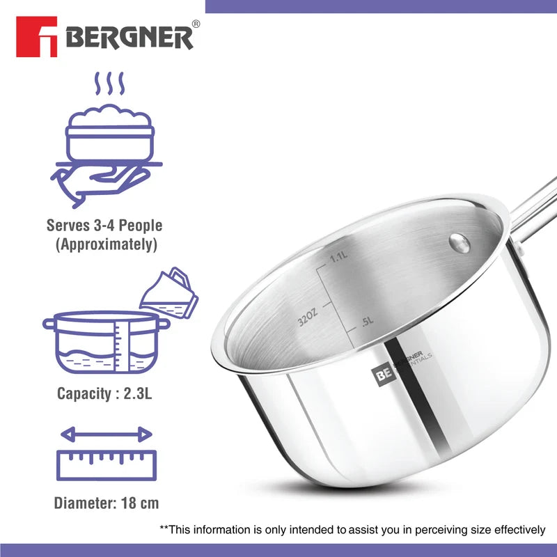 Bergner Triply Tea pan