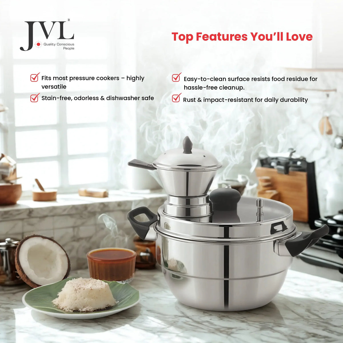 JVL - Chiratta Puttu Maker