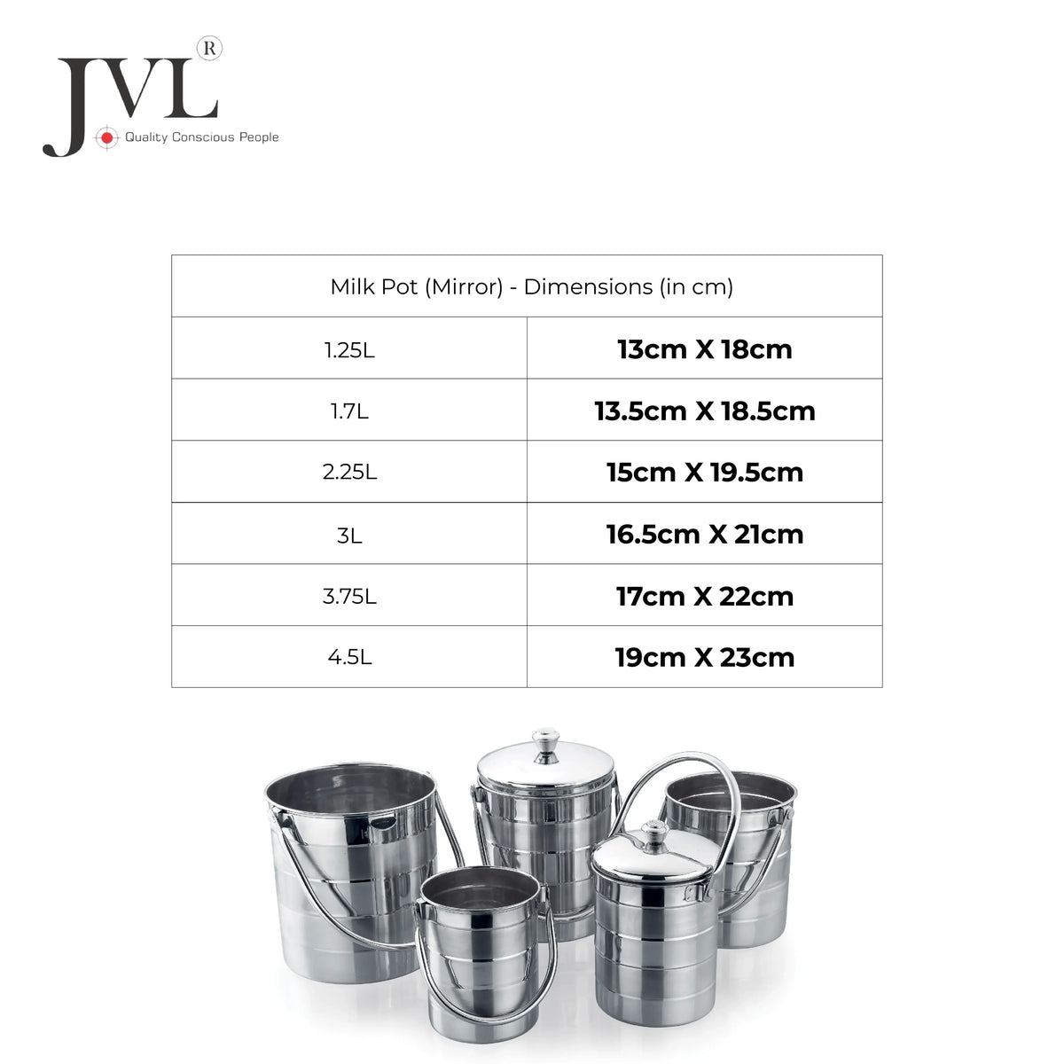JVL - Dual Tone Milk Pot
