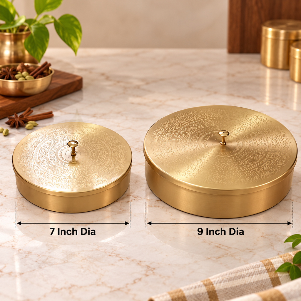 Brass Spice Box