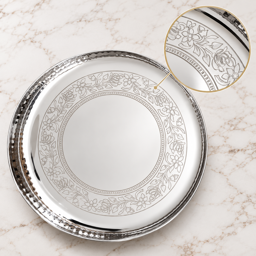 Floral Laser Printed Plates